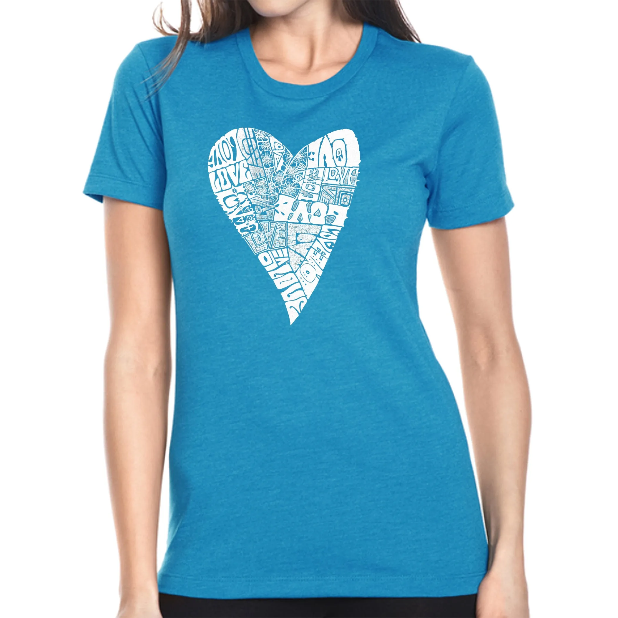 Lots of Love - Women's Premium Blend Word Art T-Shirt sold by LA Pop Art product image thumbnail 5