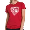 LOVE IN 44 DIFFERENT LANGUAGES - Women's Premium Blend Word Art T-Shirt sold by LA Pop Art