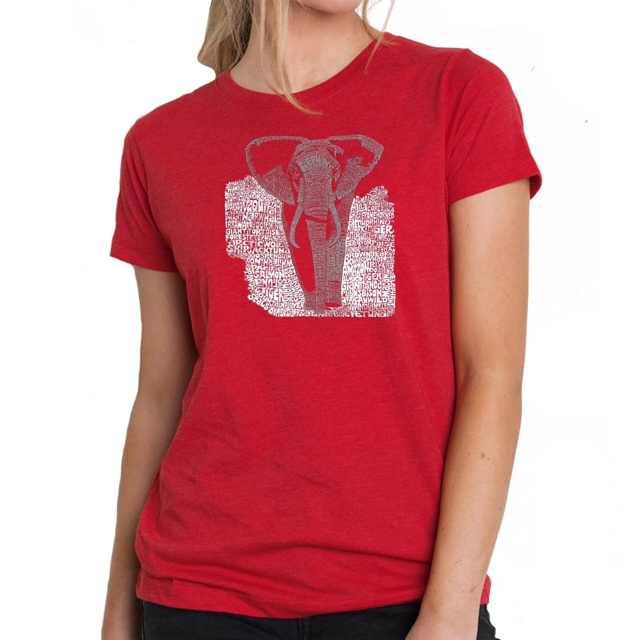 ELEPHANT - Women's Premium Blend Word Art T-Shirt sold by LA Pop Art product image thumbnail 4