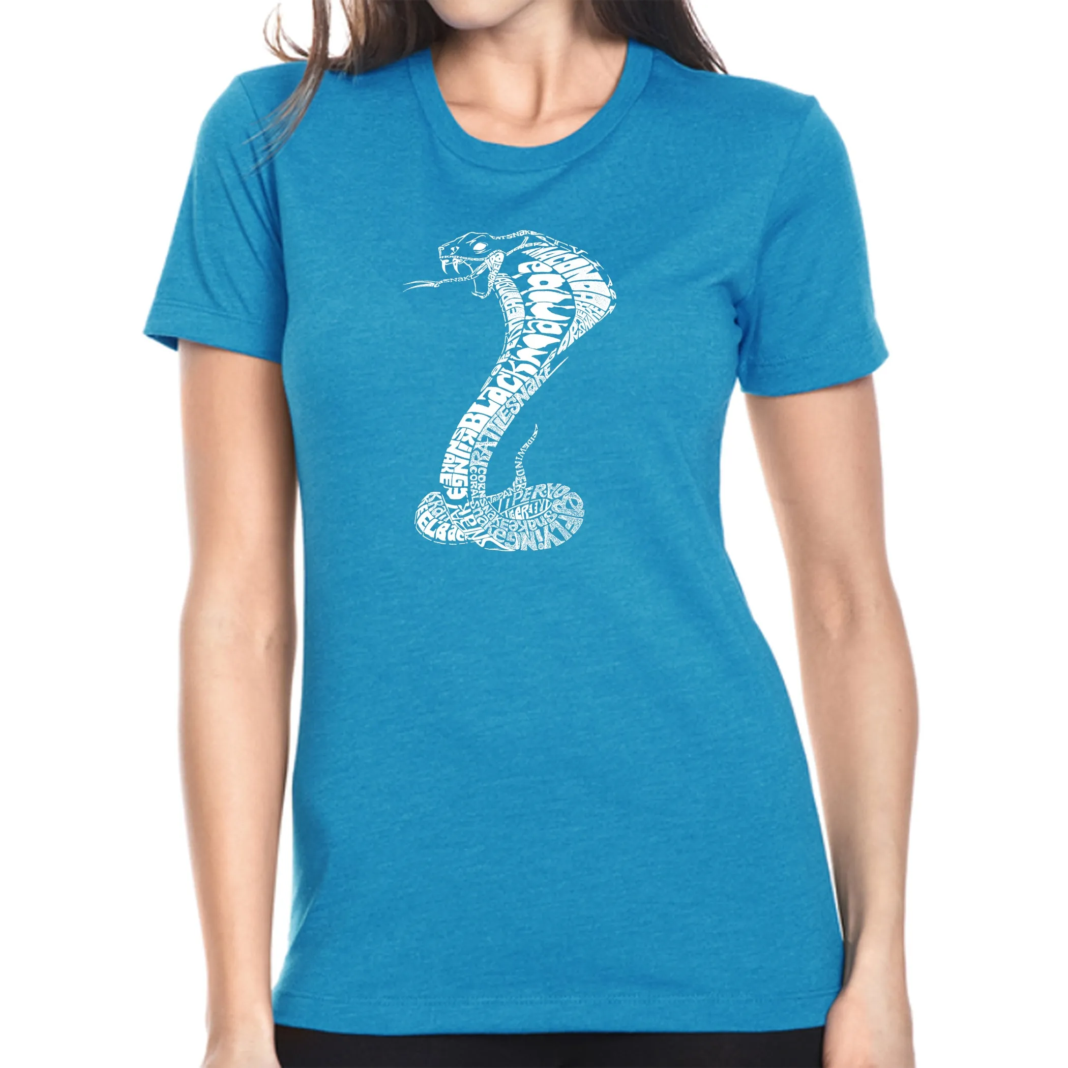 Types of Snakes - Women's Premium Blend Word Art T-Shirt sold by LA Pop Art product image thumbnail 5