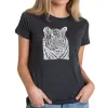 Big Cats - Women's Premium Blend Word Art T-Shirt sold by LA Pop Art