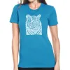 Big Cats - Women's Premium Blend Word Art T-Shirt sold by LA Pop Art