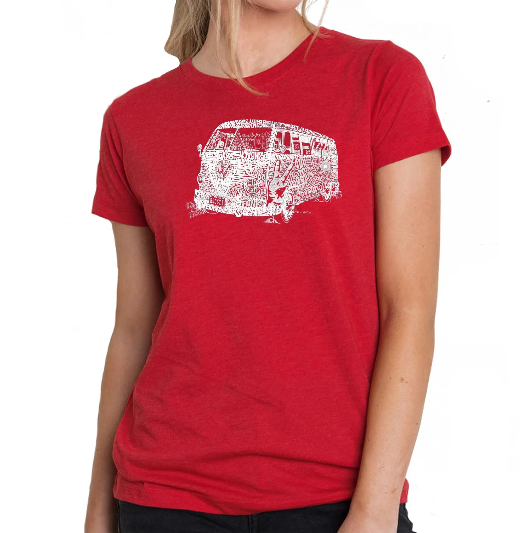 THE 70'S - Women's Premium Blend Word Art T-Shirt sold by LA Pop Art product image thumbnail 4