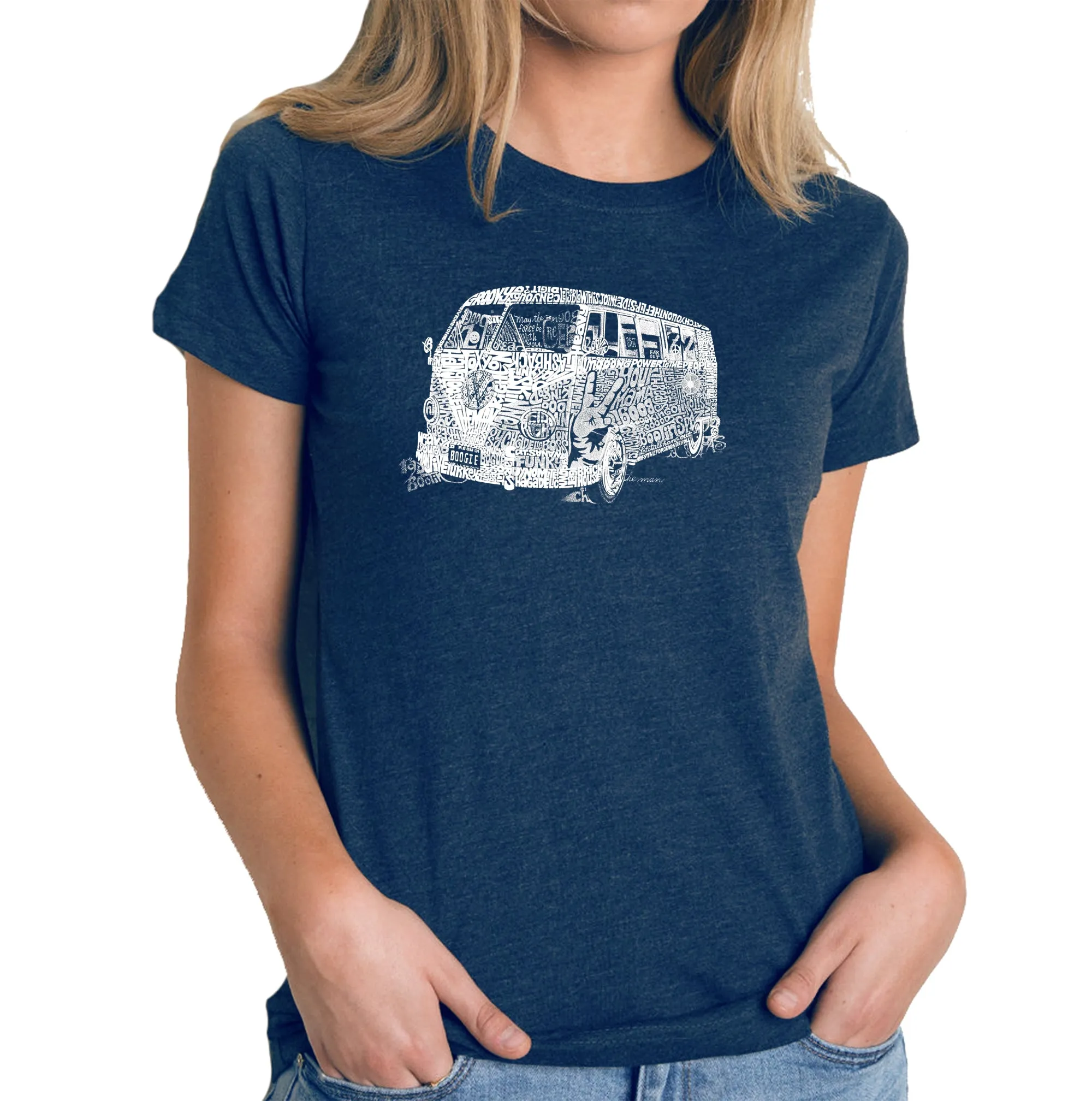 THE 70'S - Women's Premium Blend Word Art T-Shirt sold by LA Pop Art product image thumbnail 3