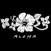 ALOHA - Women's Word Art V-Neck T-Shirt sold by LA Pop Art