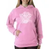 Cat Face - Women's Word Art Hooded Sweatshirt sold by LA Pop Art