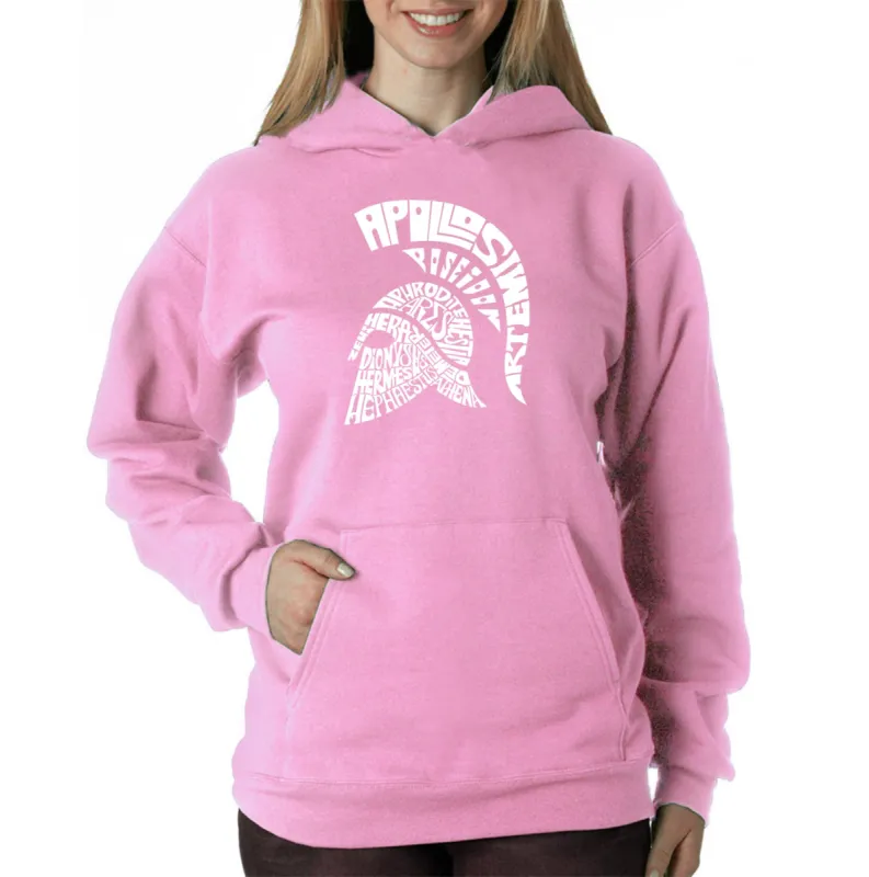 SPARTAN - Women's Word Art Hooded Sweatshirt sold by LA Pop Art