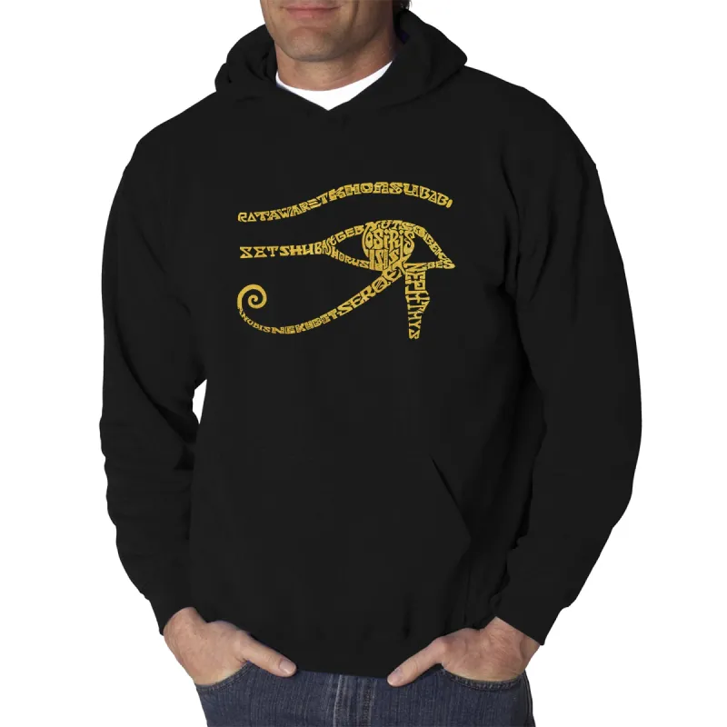 EGYPT - Men's Word Art Hooded Sweatshirt sold by LA Pop Art
