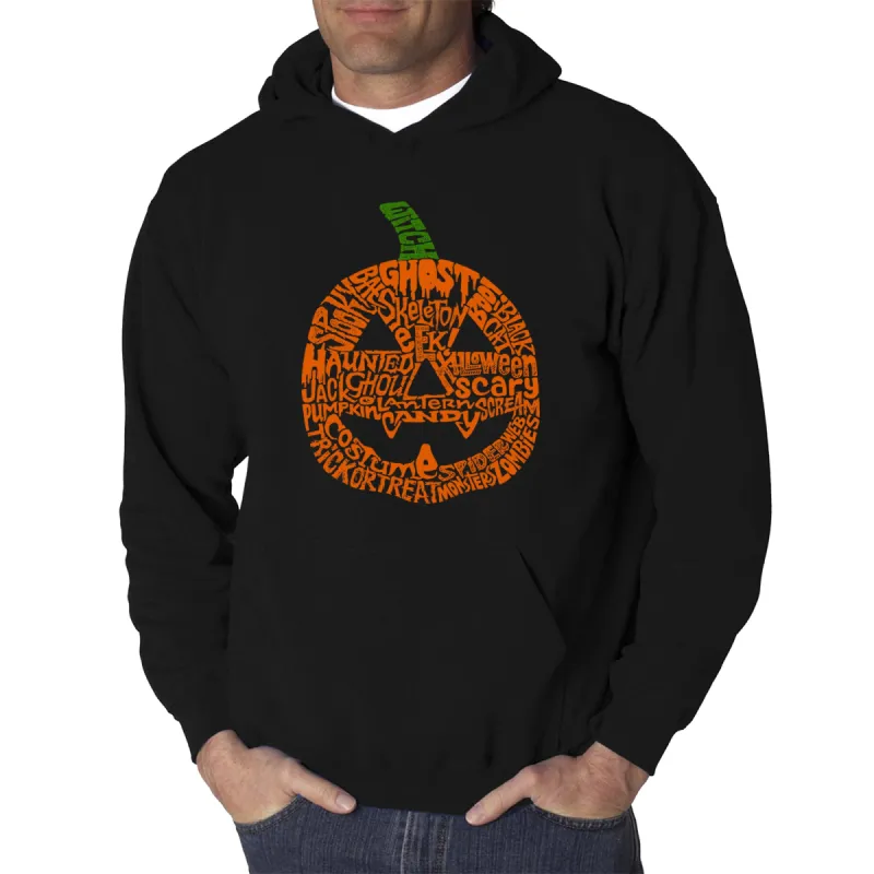 Pumpkin - Men's Word Art Hooded Sweatshirt sold by LA Pop Art