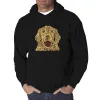 Dog - Men's Word Art Hooded Sweatshirt sold by LA Pop Art