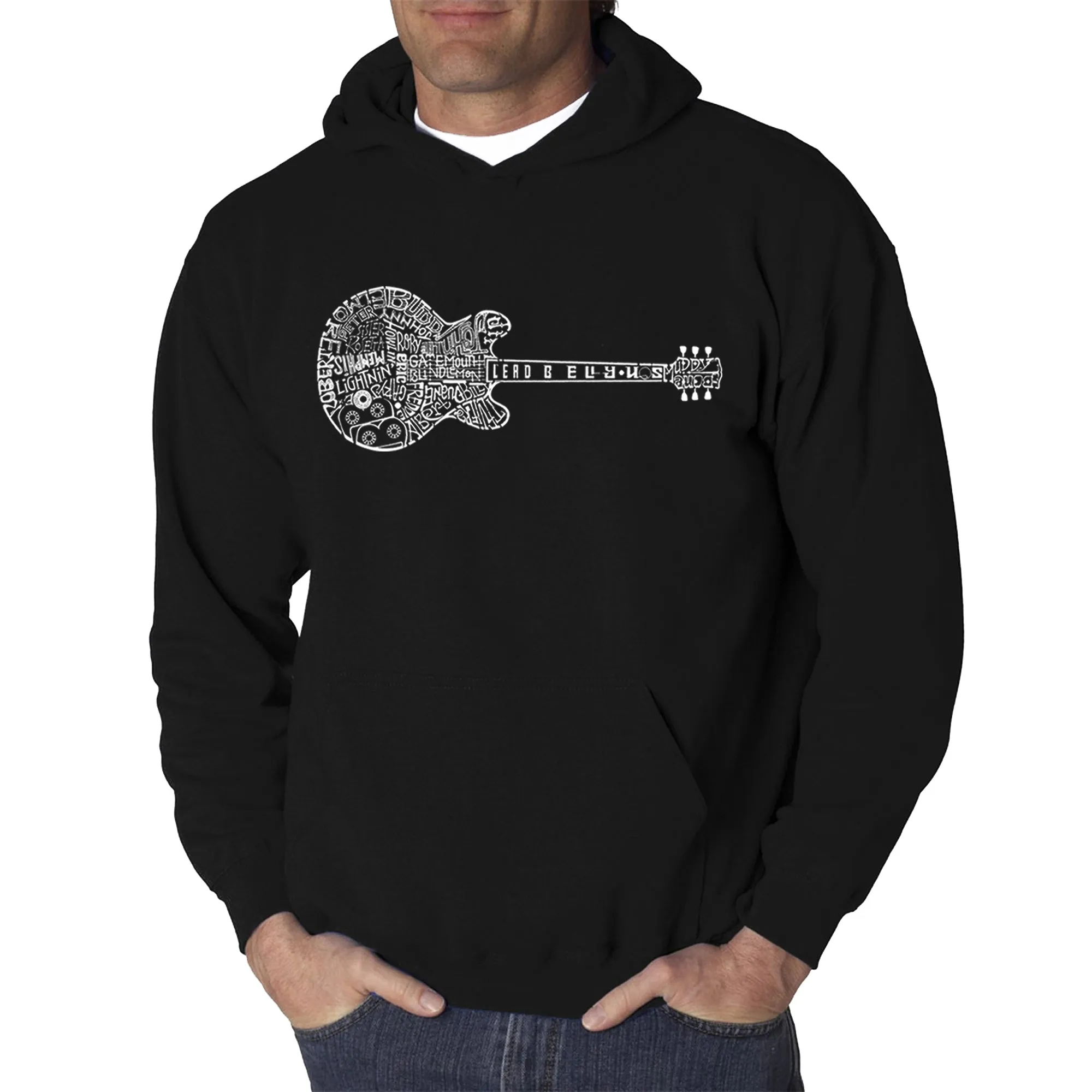 Blues Legends - Men's Word Art Hooded Sweatshirt sold by LA Pop Art