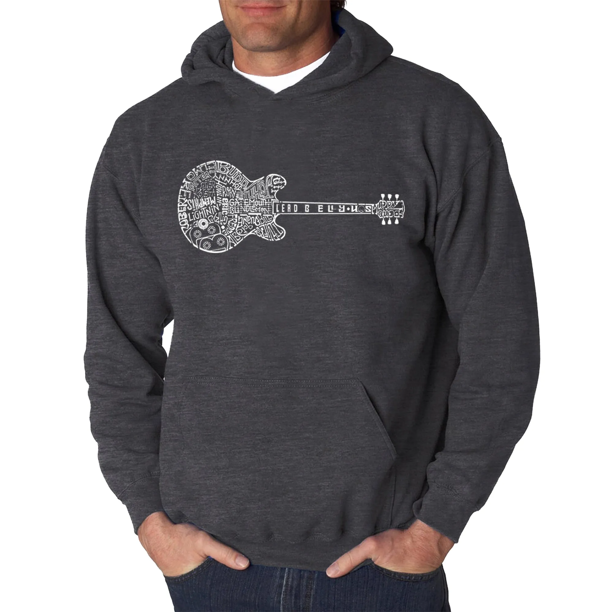 Blues Legends - Men's Word Art Hooded Sweatshirt sold by LA Pop Art product image thumbnail 3