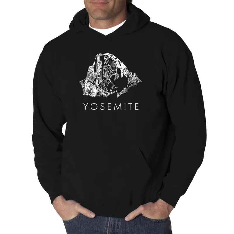 Yosemite - Men's Word Art Hooded Sweatshirt sold by LA Pop Art