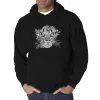 Cat Face - Men's Word Art Hooded Sweatshirt sold by LA Pop Art