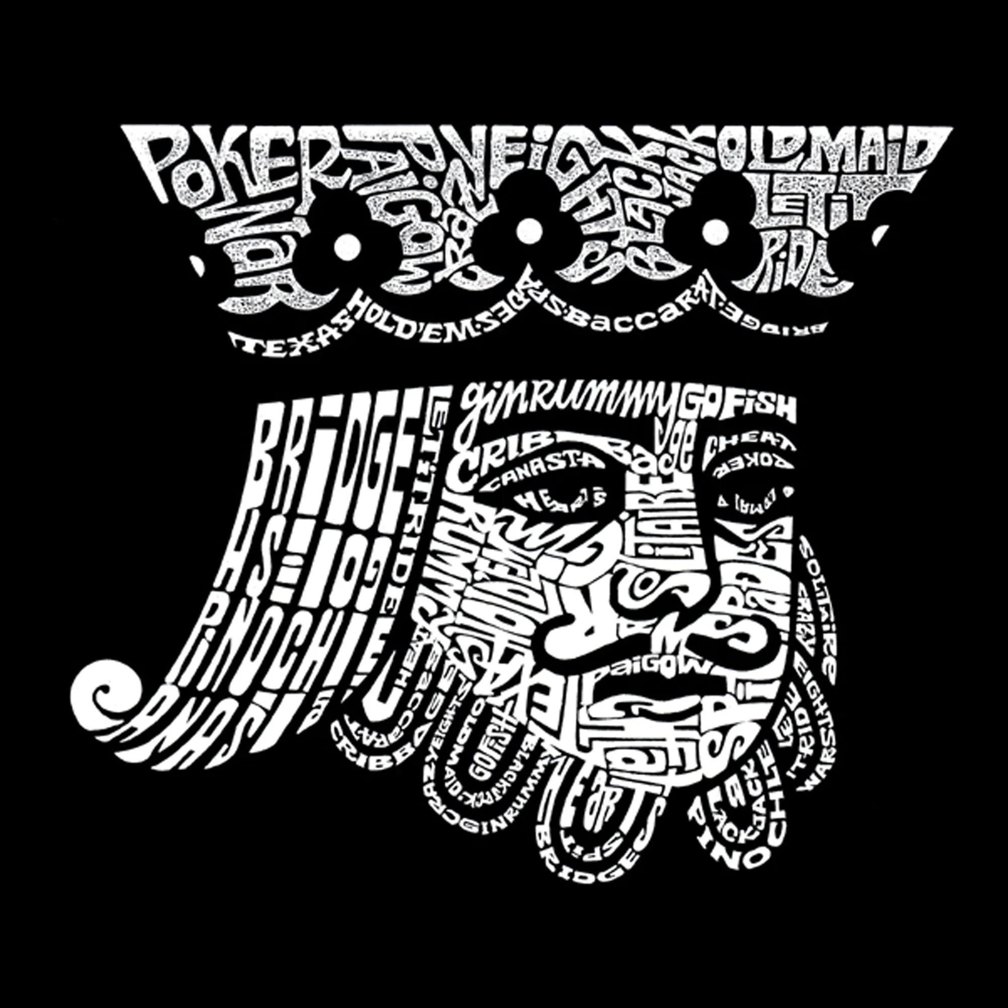 King of Spades - Men's Word Art Hooded Sweatshirt sold by LA Pop Art product image thumbnail 2