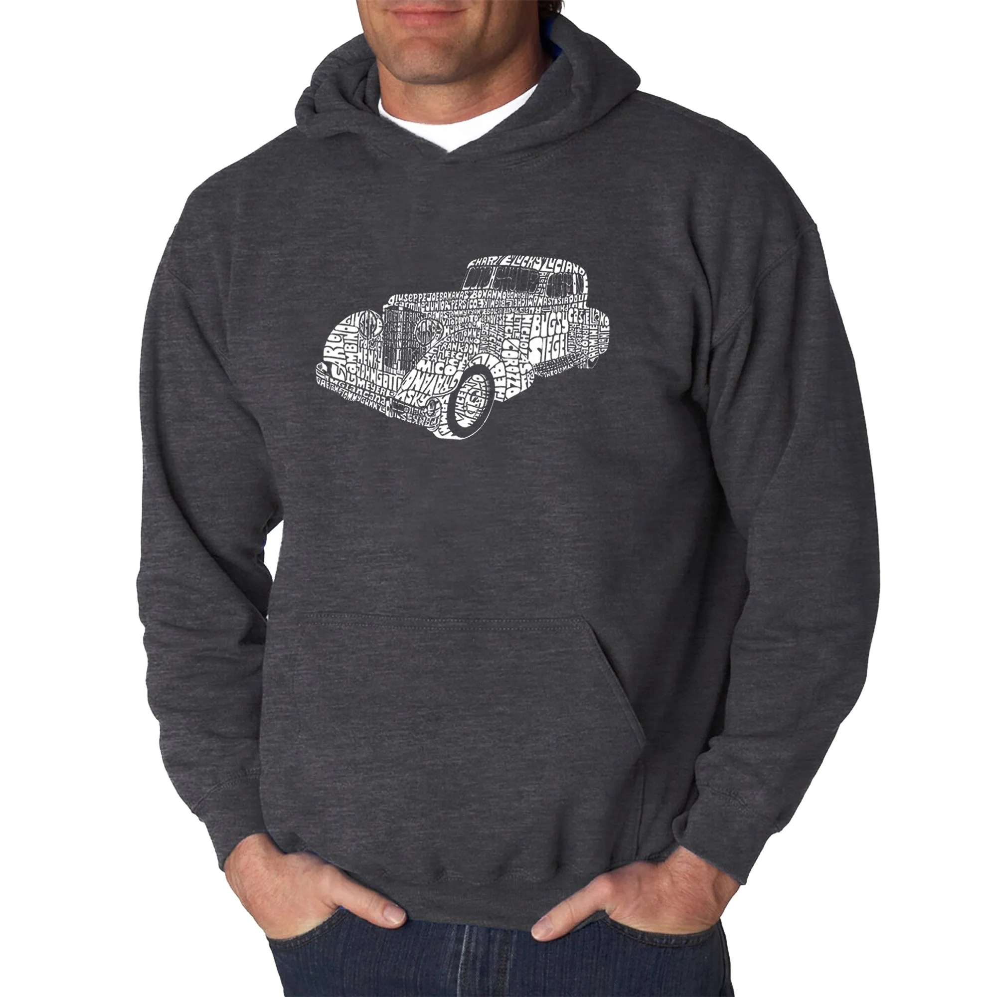 Mobsters - Men's Word Art Hooded Sweatshirt sold by LA Pop Art product image thumbnail 3