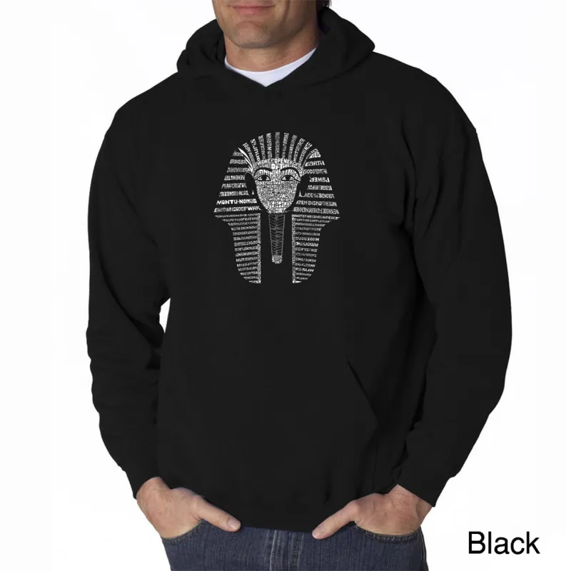 KING TUT - Men's Word Art Hooded Sweatshirt made by LA Pop Art