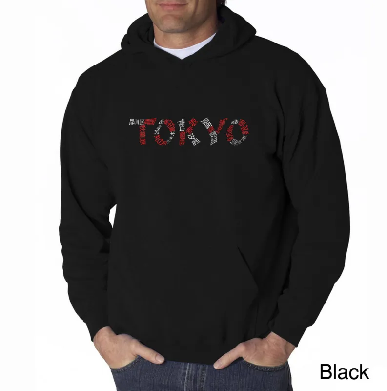 THE NEIGHBORHOODS OF TOKYO - Men's Word Art Hooded Sweatshirt sold by LA Pop Art