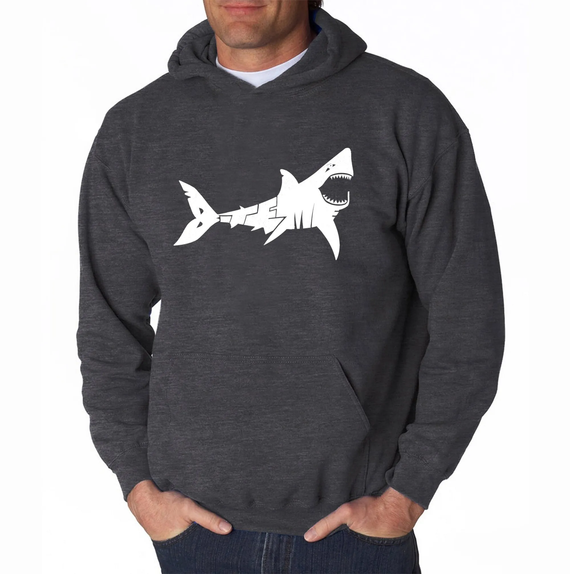 BITE ME - Men's Word Art Hooded Sweatshirt sold by LA Pop Art product image thumbnail 3