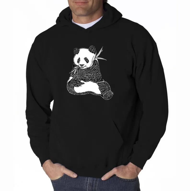 ENDANGERED SPECIES - Men's Word Art Hooded Sweatshirt made by LA Pop Art