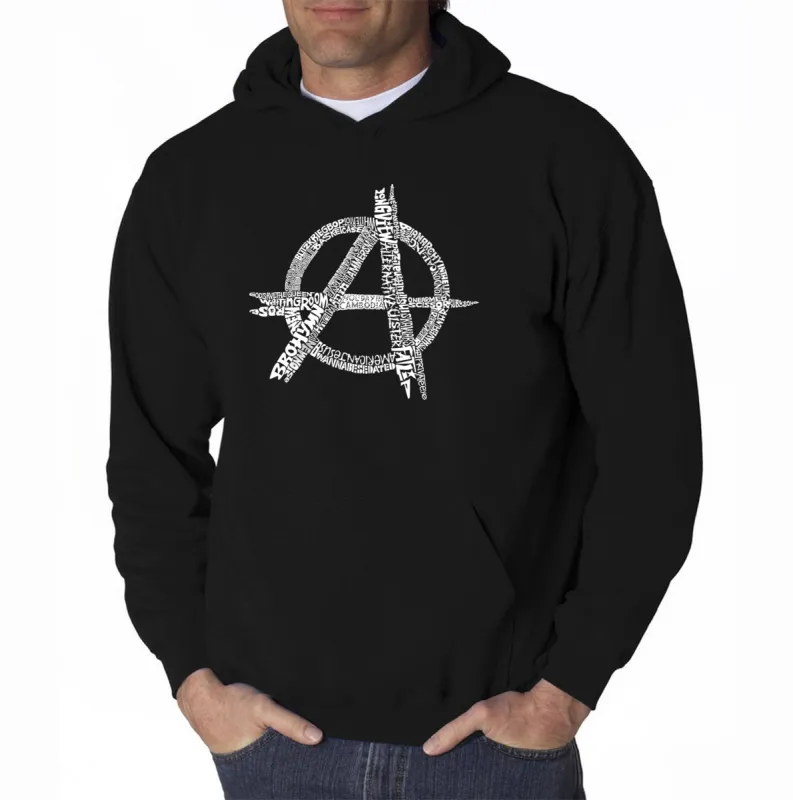 GREAT ALL TIME PUNK SONGS - Men's Word Art Hooded Sweatshirt sold by LA Pop Art