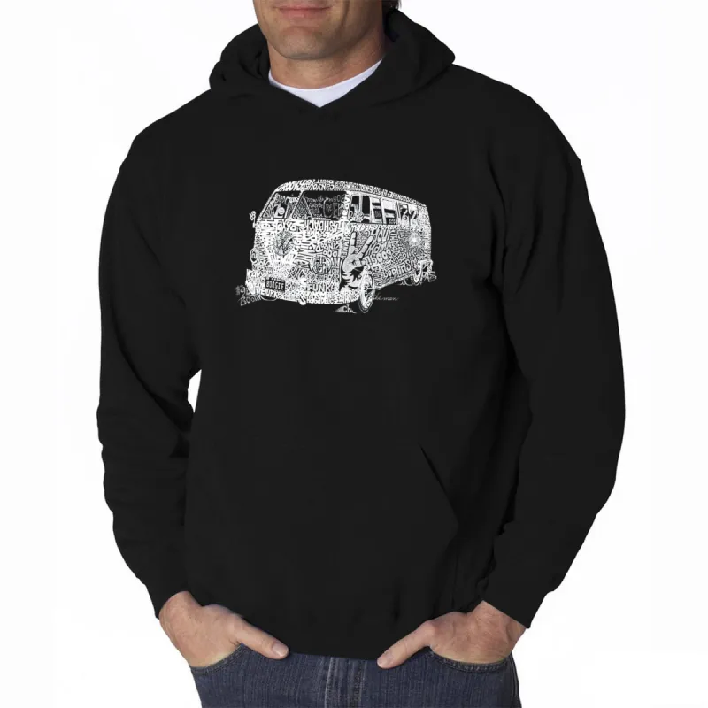 THE 70'S - Men's Word Art Hooded Sweatshirt made by LA Pop Art