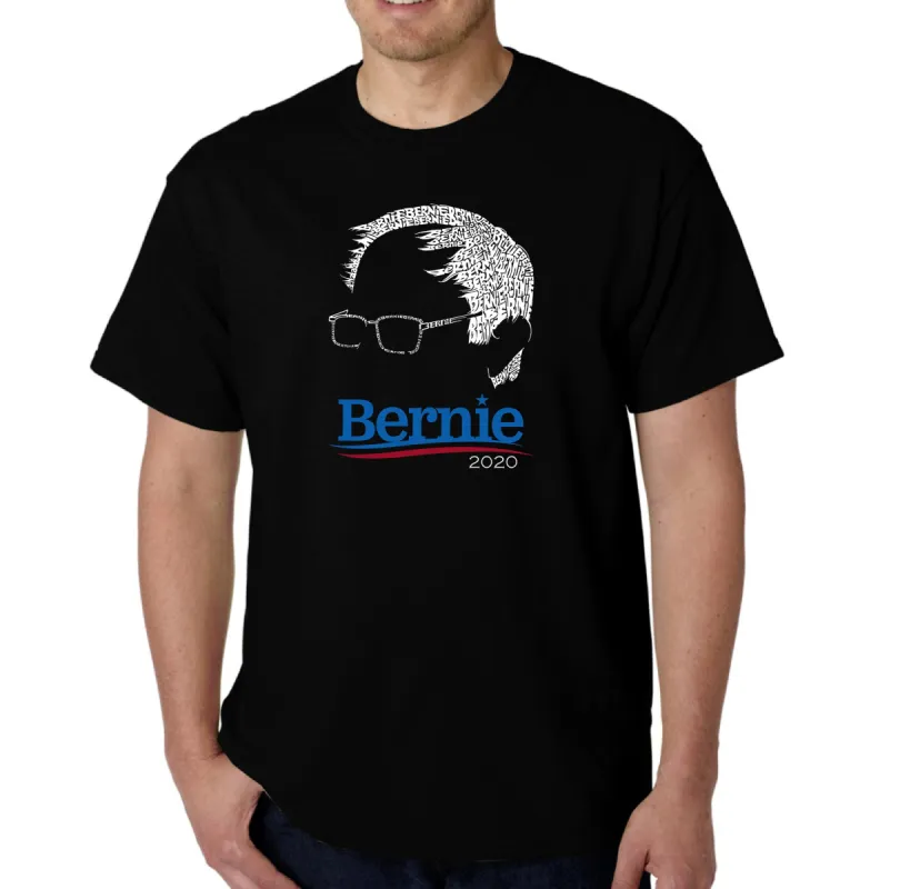 Bernie Sanders 2020 - Men's Word Art T-Shirt sold by LA Pop Art
