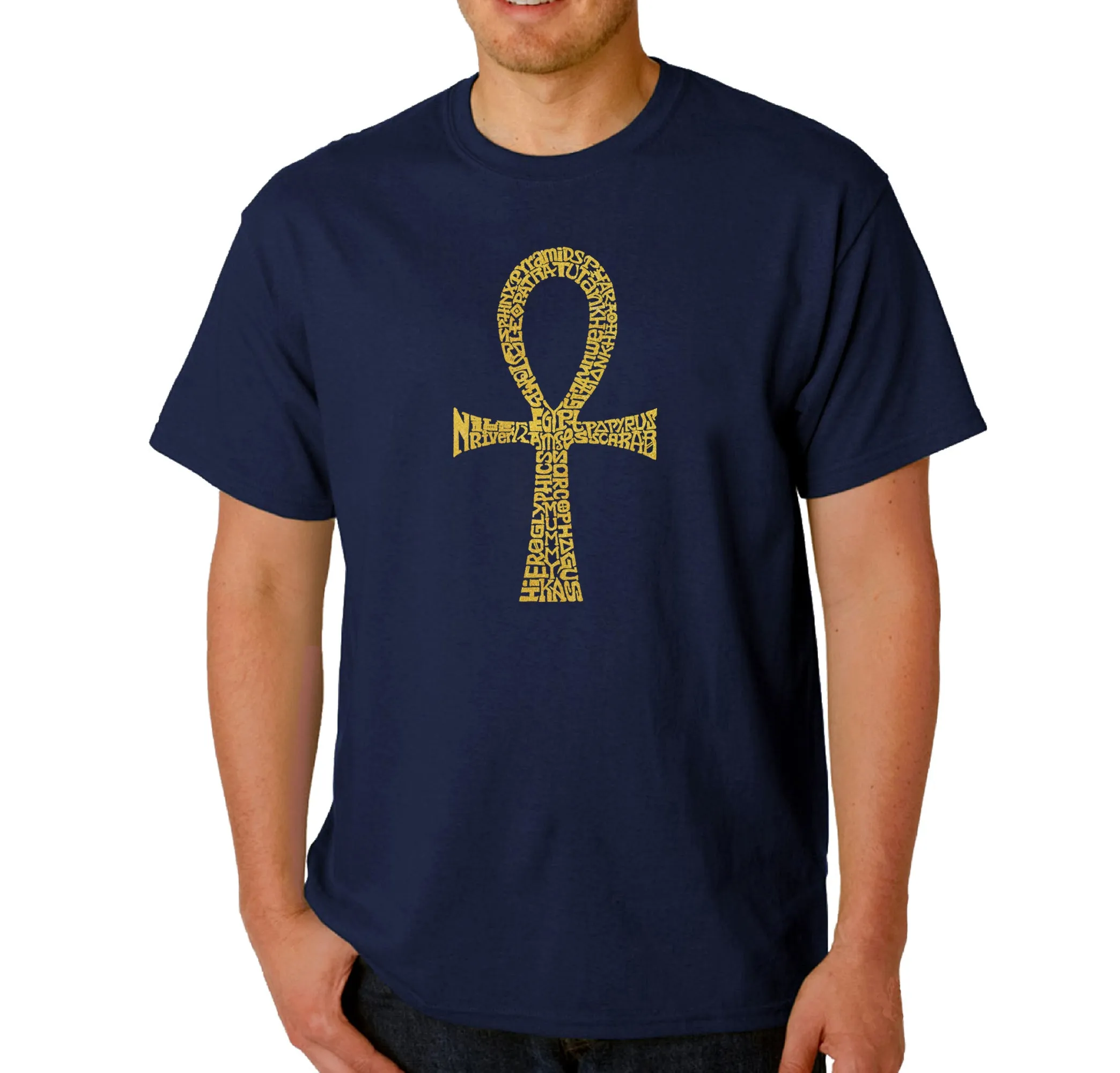 ANKH - Men's Word Art T-Shirt sold by LA Pop Art product image thumbnail 3