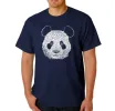 Panda - Men's Word Art T-Shirt sold by LA Pop Art
