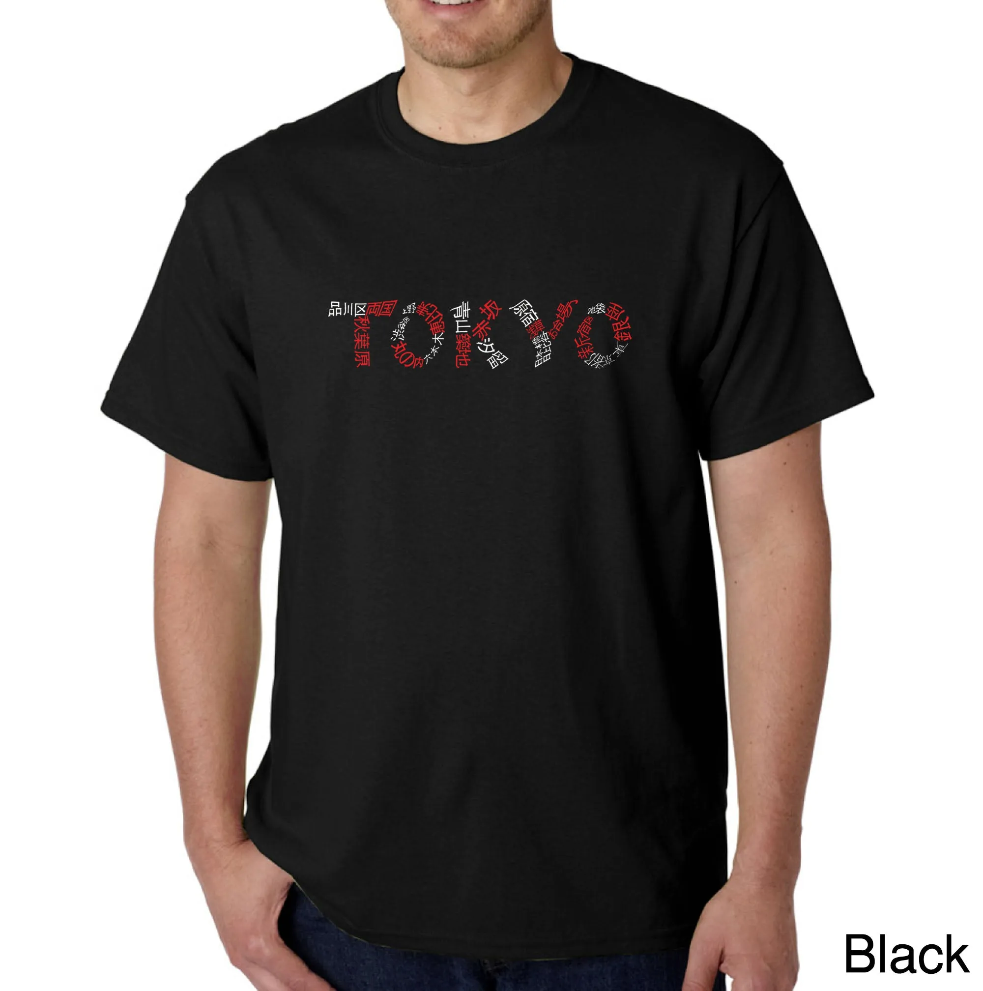 THE NEIGHBORHOODS OF TOKYO - Men's Word Art T-Shirt sold by LA Pop Art