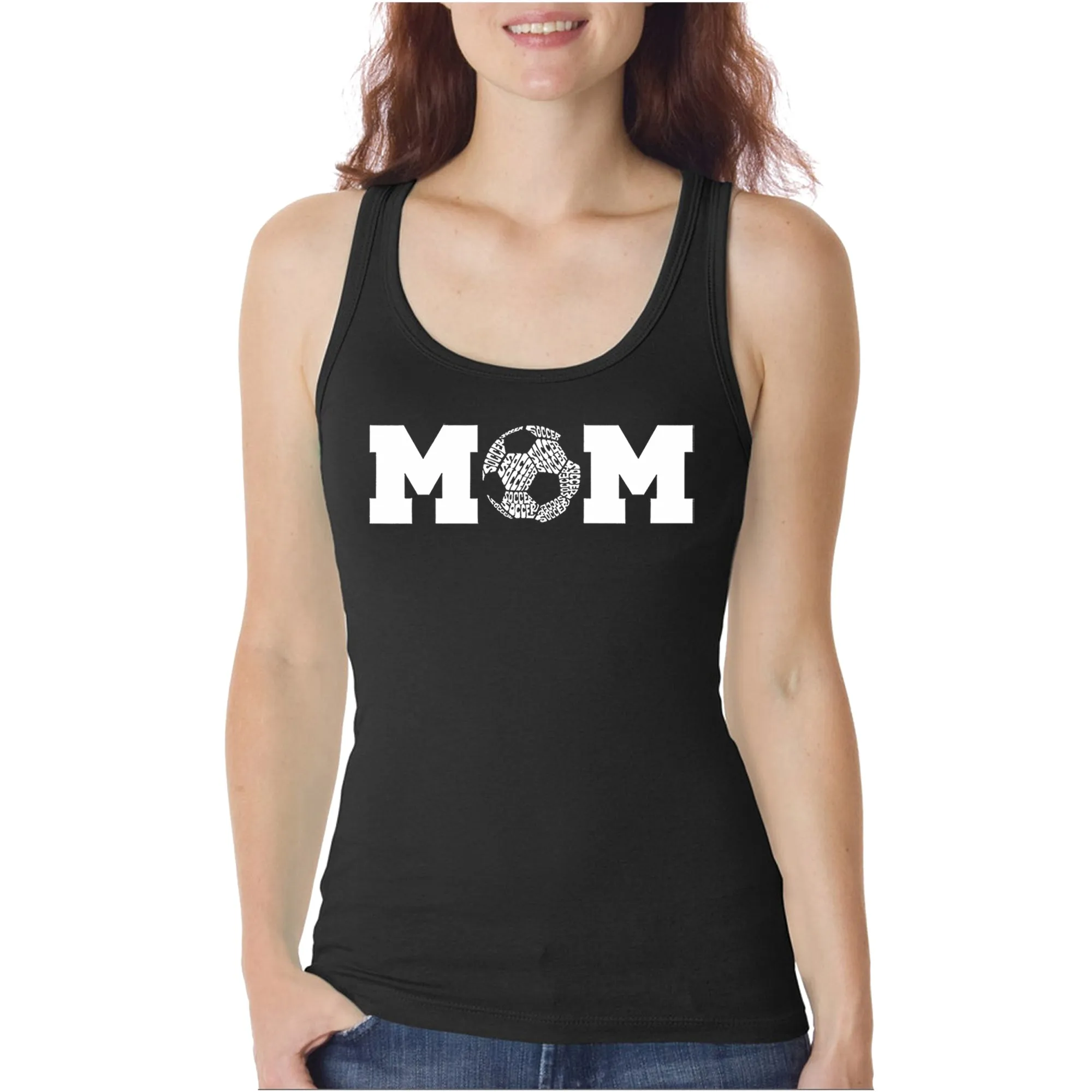 Soccer Mom - Women's Word Art Tank Top sold by LA Pop Art