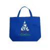 Meowy Christmas Tree - Large Word Art Tote Bag sold by LA Pop Art