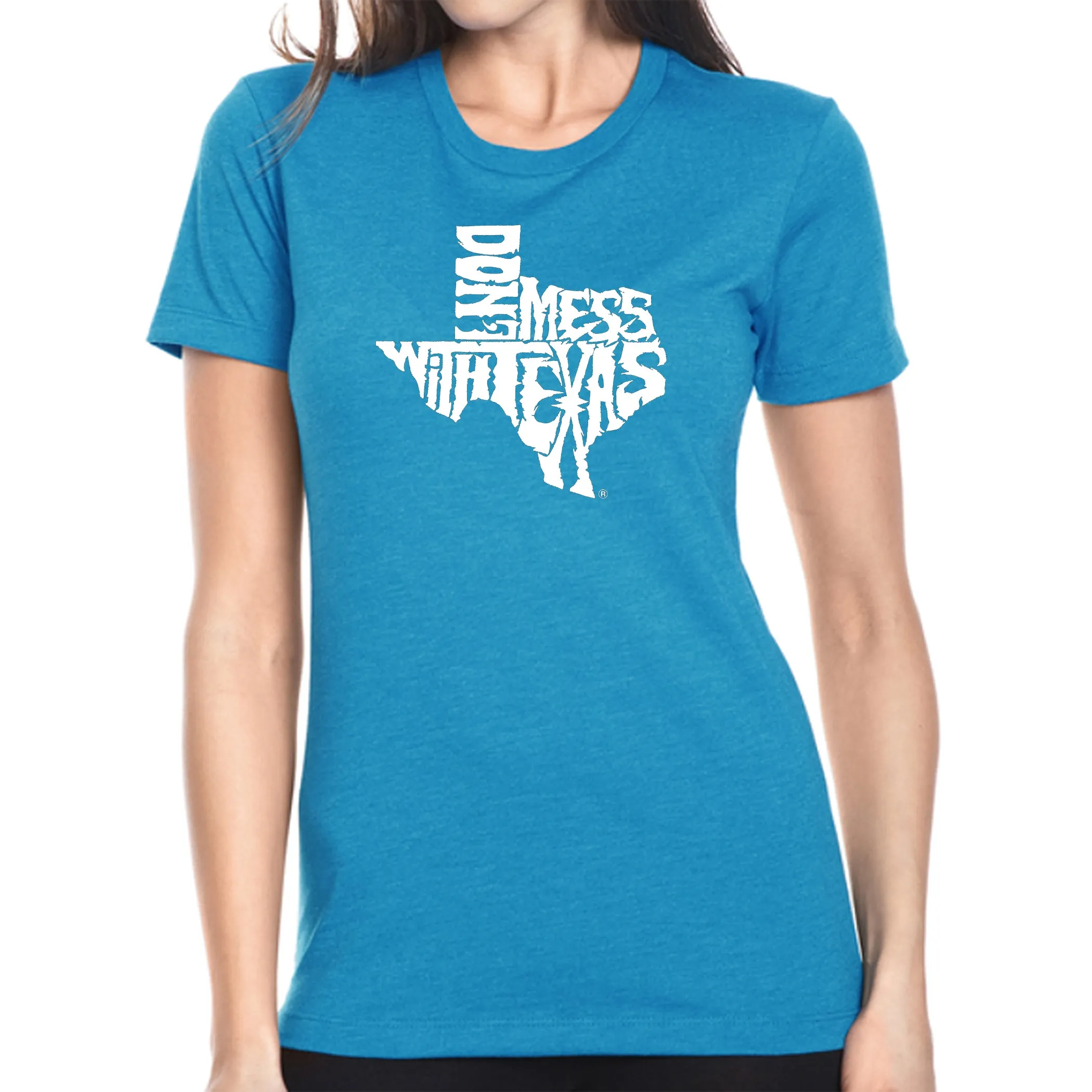 DONT MESS WITH TEXAS - Women's Premium Blend Word Art T-Shirt sold by LA Pop Art product image thumbnail 5