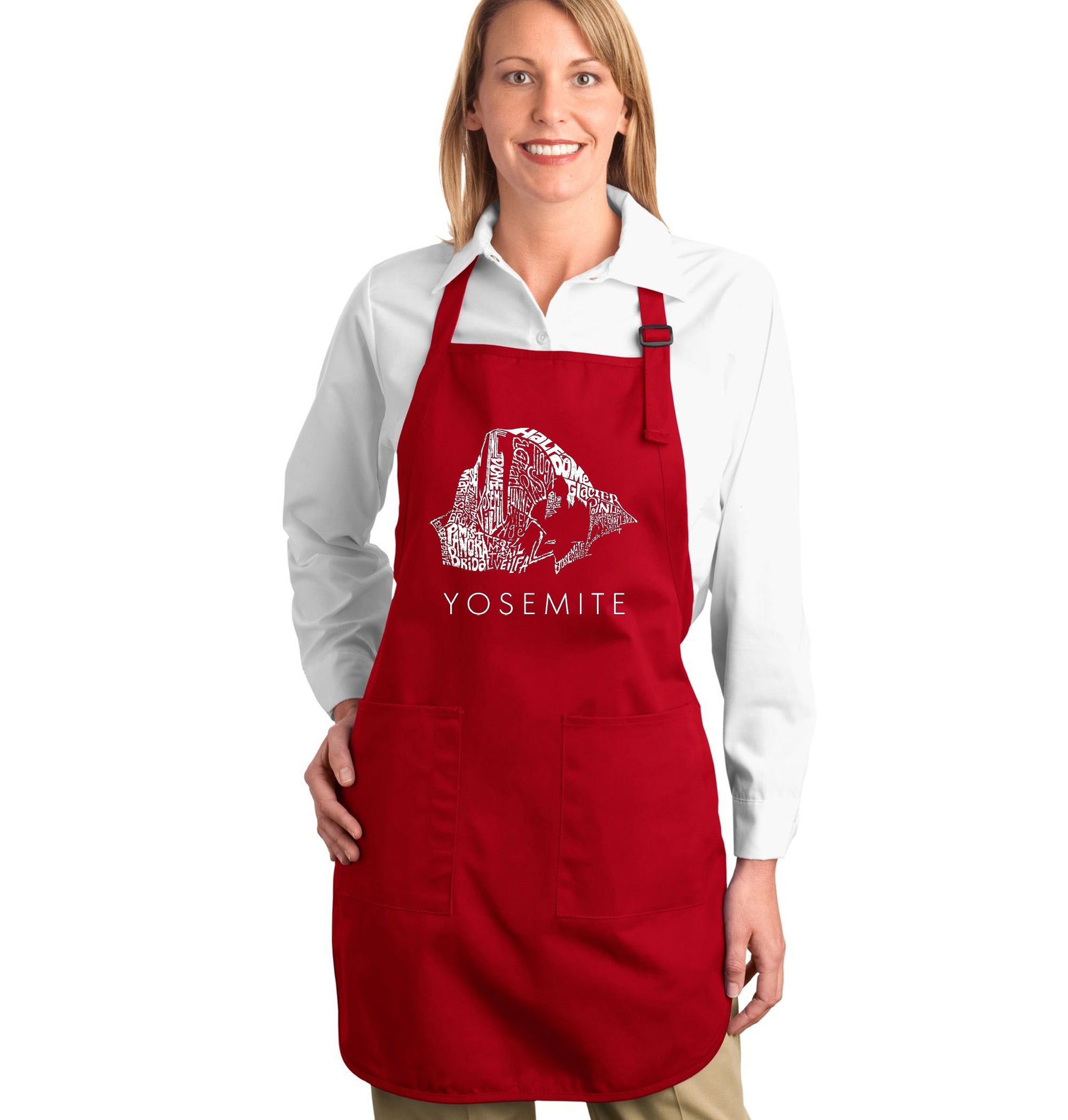 Yosemite - Full Length Word Art Apron sold by LA Pop Art product image thumbnail 3