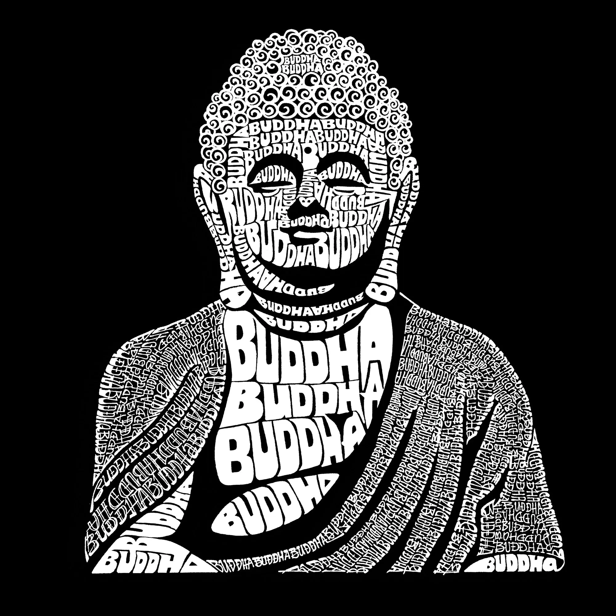 Buddha - Men's Premium Blend Word Art T-Shirt sold by LA Pop Art product image thumbnail 2