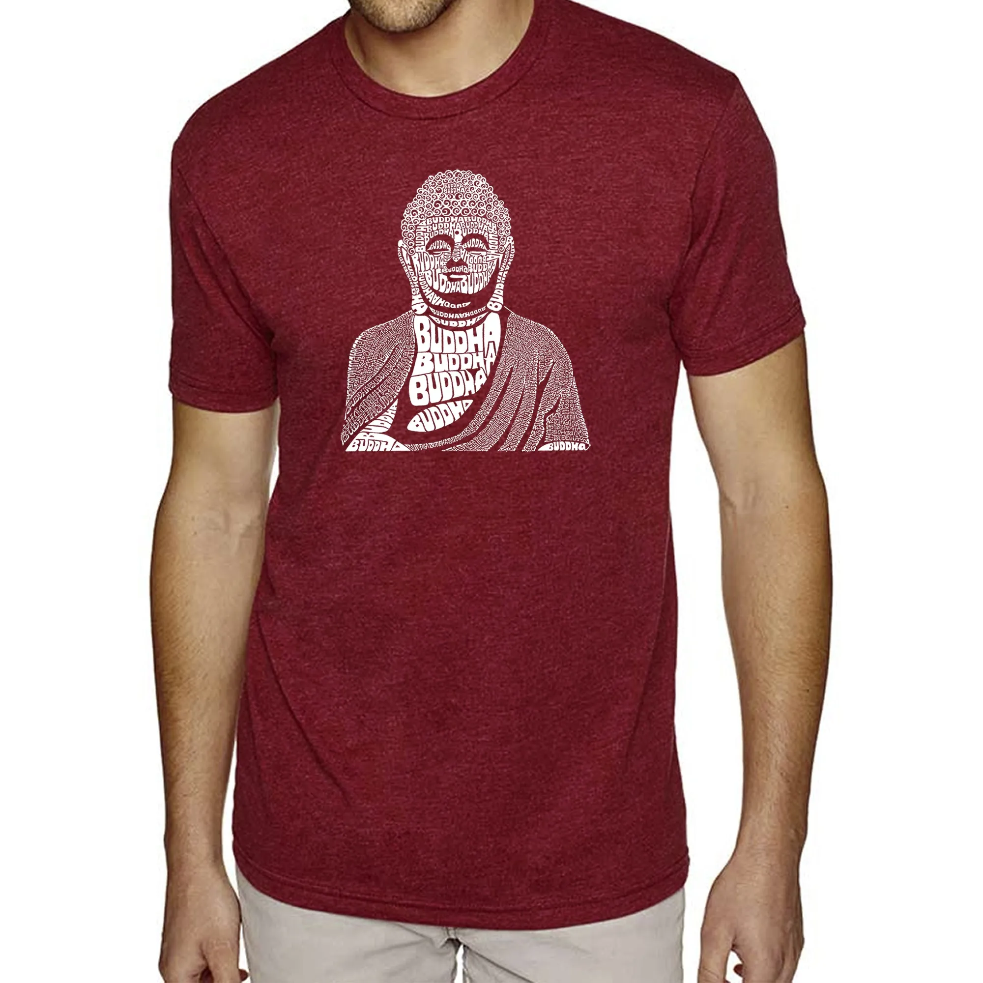 Buddha - Men's Premium Blend Word Art T-Shirt sold by LA Pop Art product image thumbnail 5