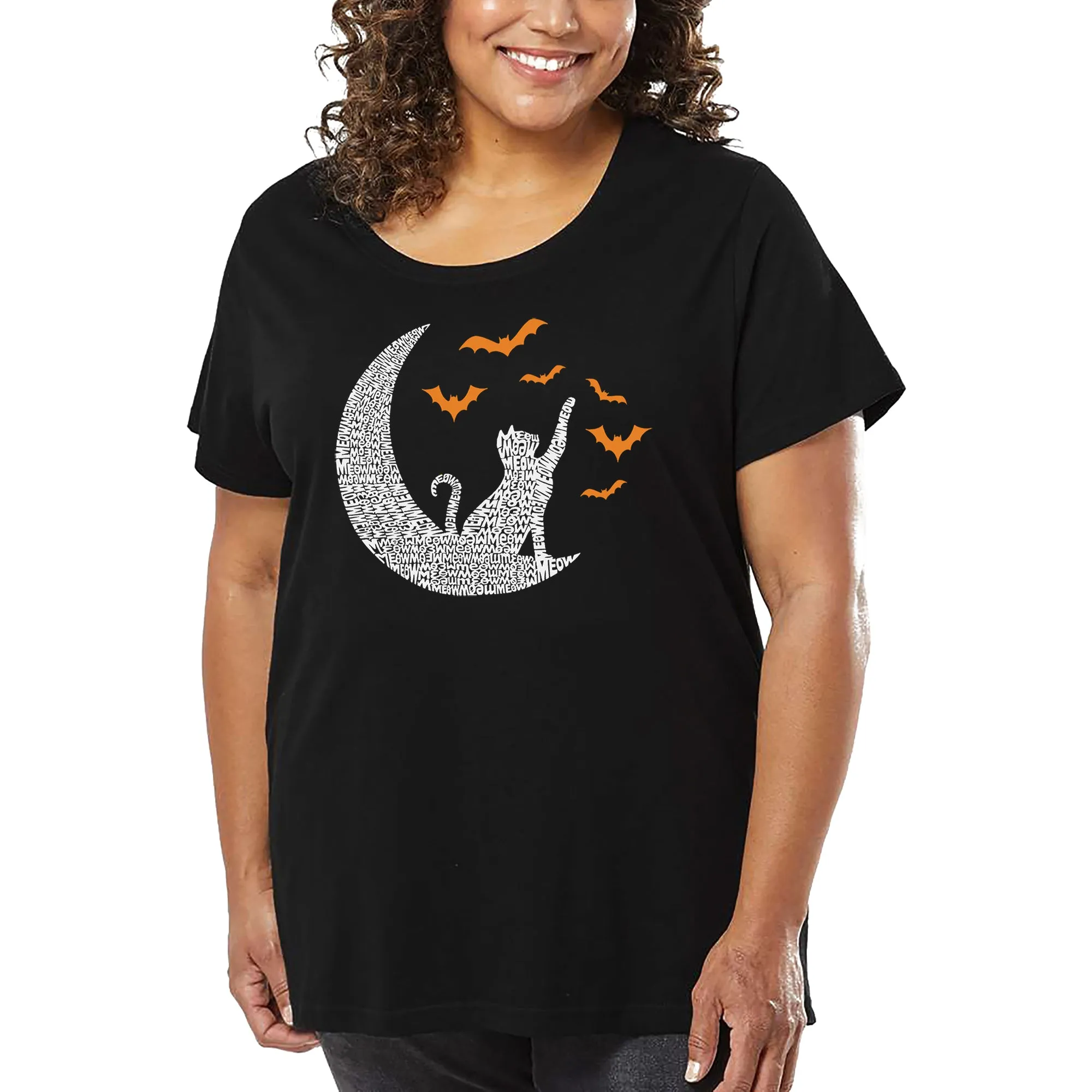 Lunar Bats - Women's Plus Size Word Art T-Shirt sold by LA Pop Art