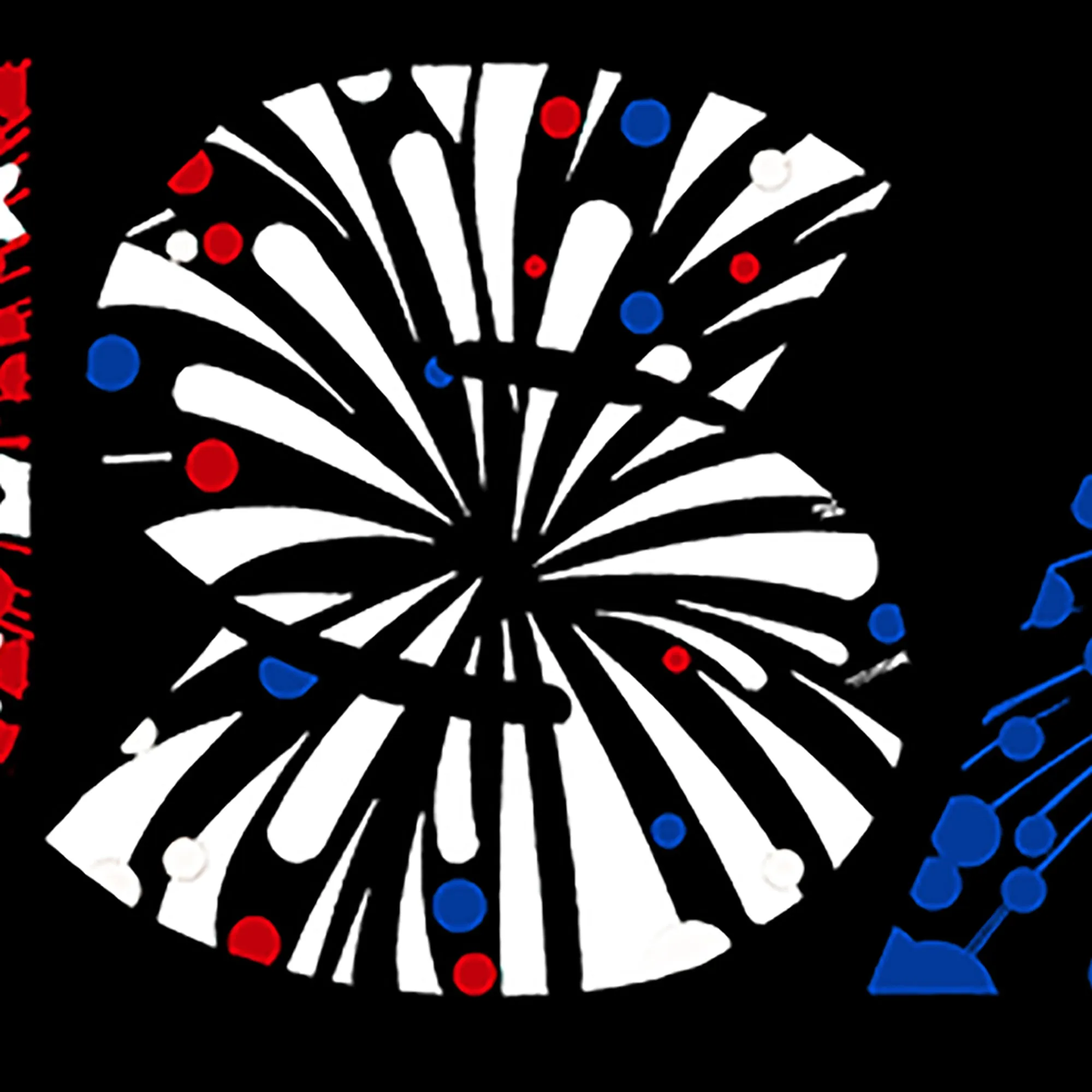 USA Fireworks - Women's Plus Size Word Art T-Shirt sold by LA Pop Art product image thumbnail 3