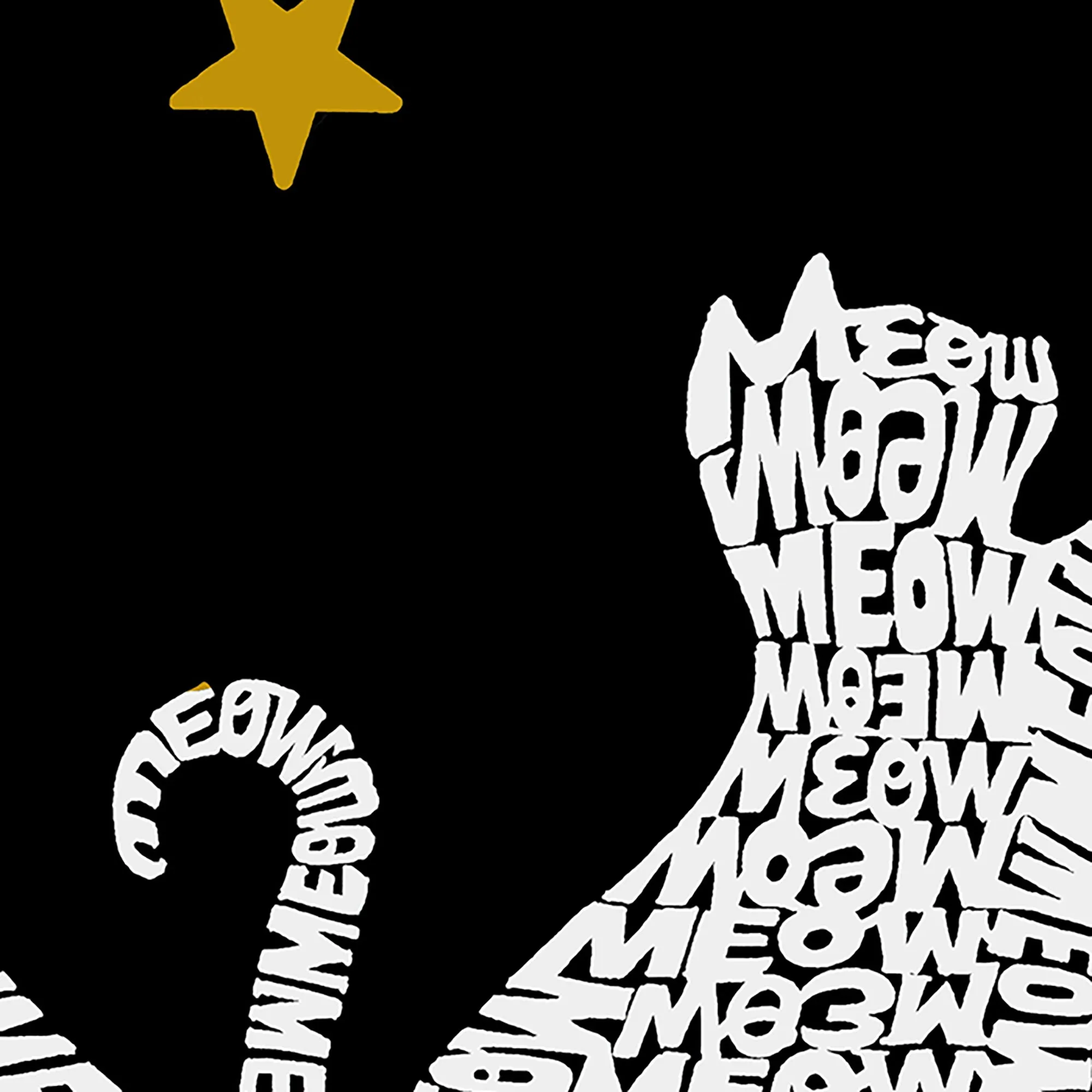 Cat Moon - Women's Plus Size Word Art T-Shirt sold by LA Pop Art product image thumbnail 3