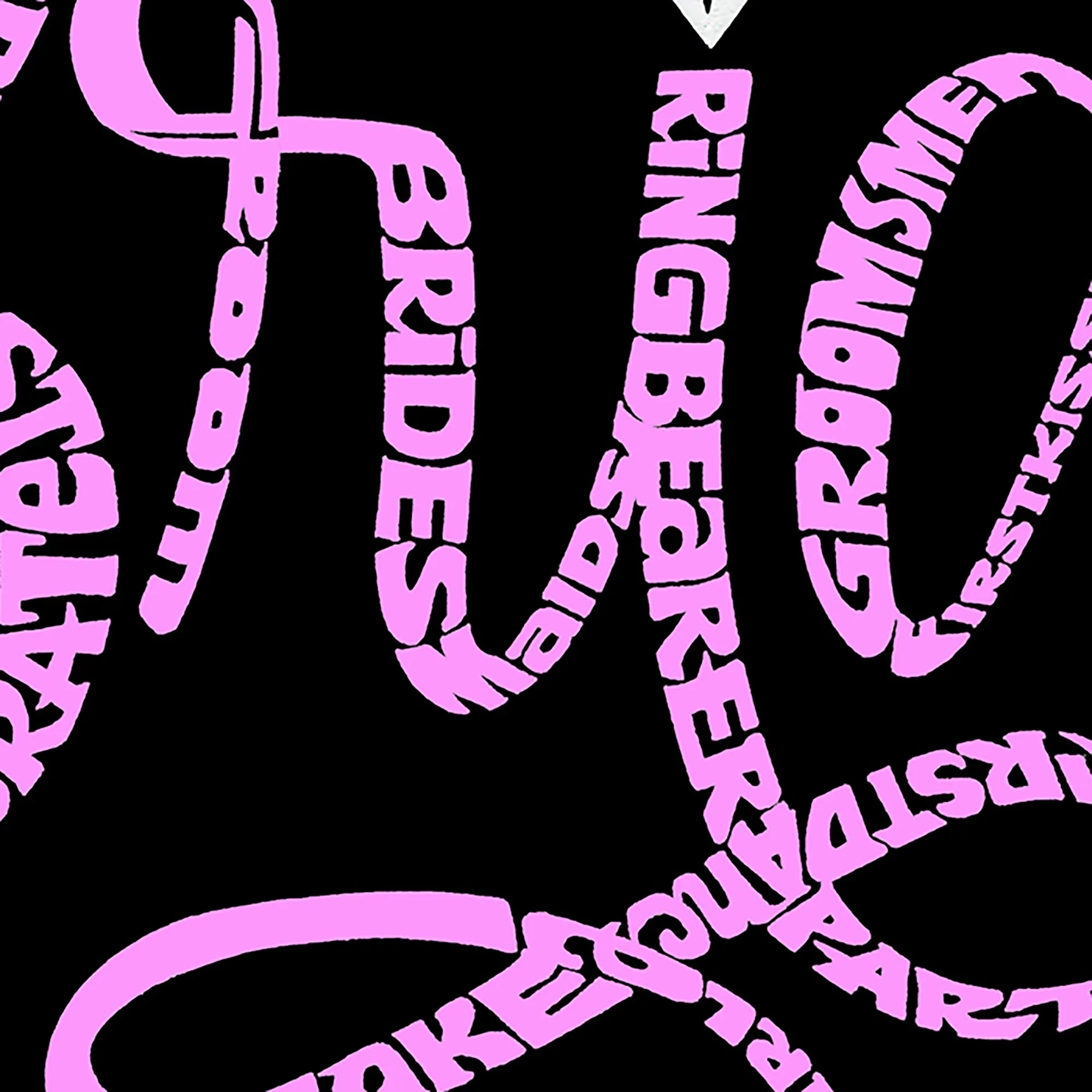 Women's Plus Size Word Art T-shirt - Bride sold by LA Pop Art product image thumbnail 3