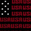 Women's Plus Size Word Art T-shirt - USA Flag sold by LA Pop Art