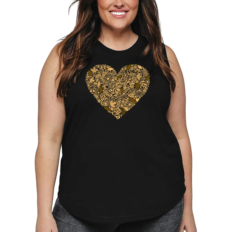 Fall Vibes - Women's Plus Size Word Art Tank Top sold by LA Pop Art