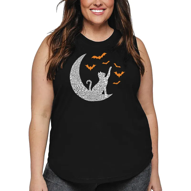 Lunar Bats - Women's Plus Size Word Art Tank Top sold by LA Pop Art