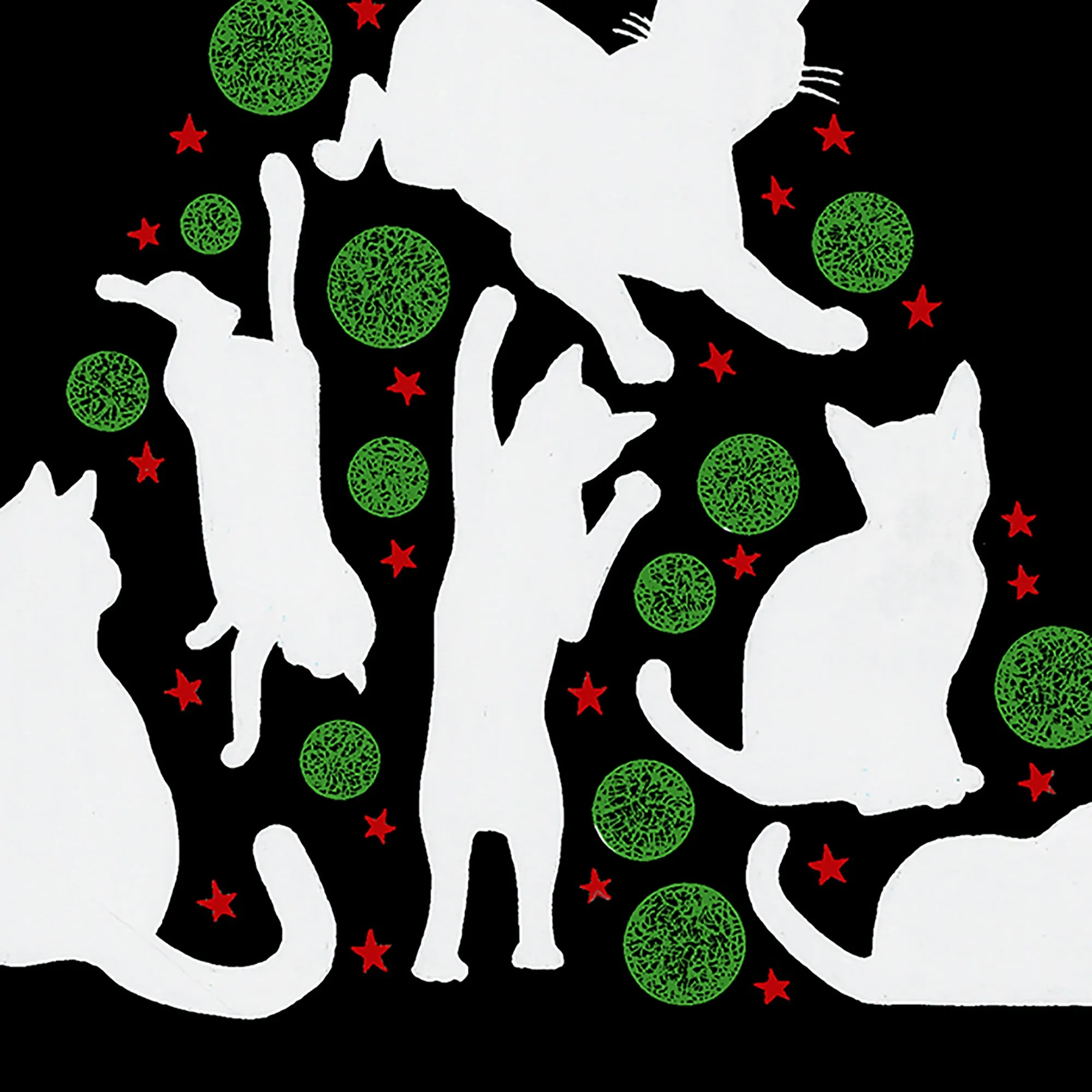 Meowy Christmas Tree - Women's Plus Size Word Art Tank Top sold by LA Pop Art product image thumbnail 3