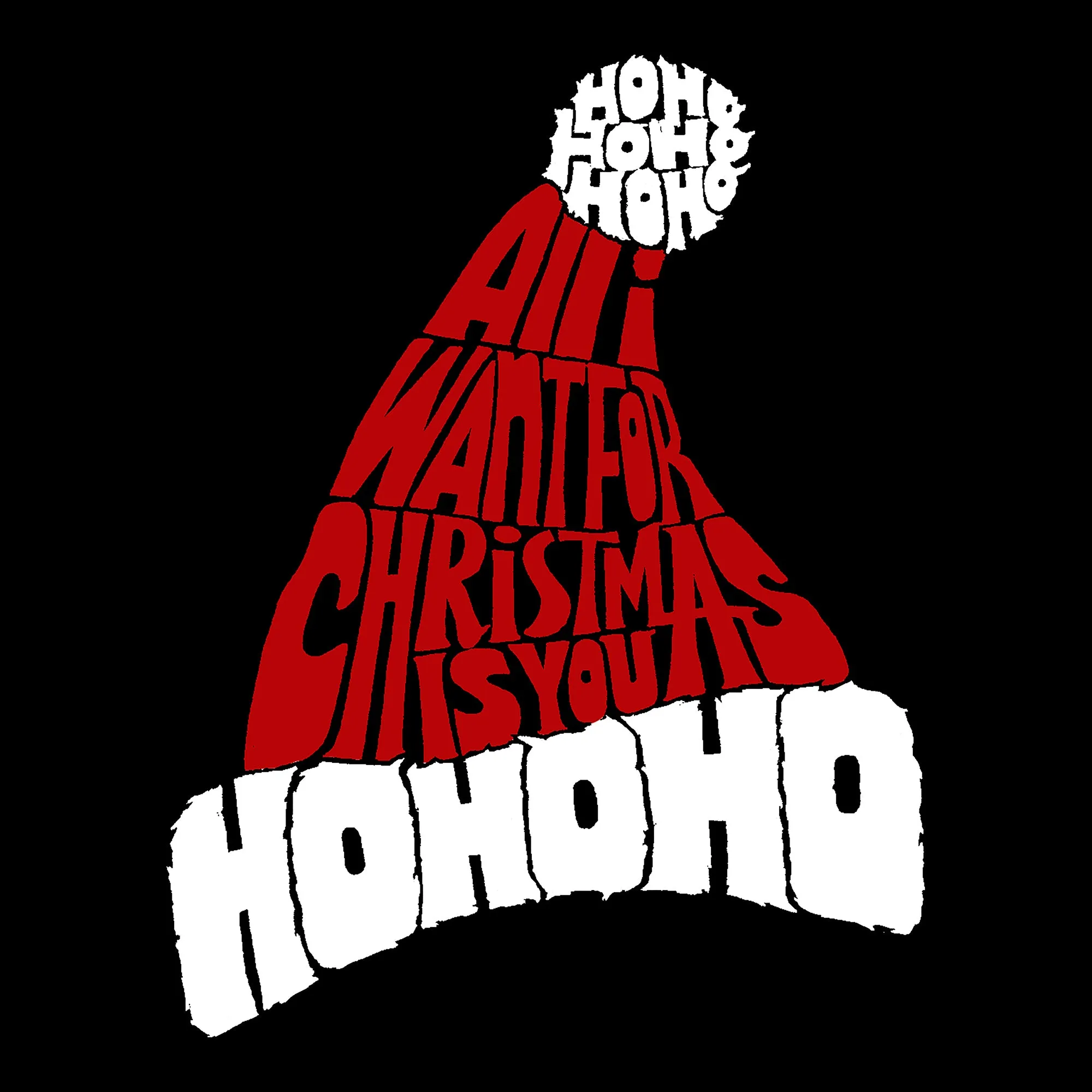 All I Want for Christmas is You - Women's Plus Size Word Art Tank Top sold by LA Pop Art product image thumbnail 2