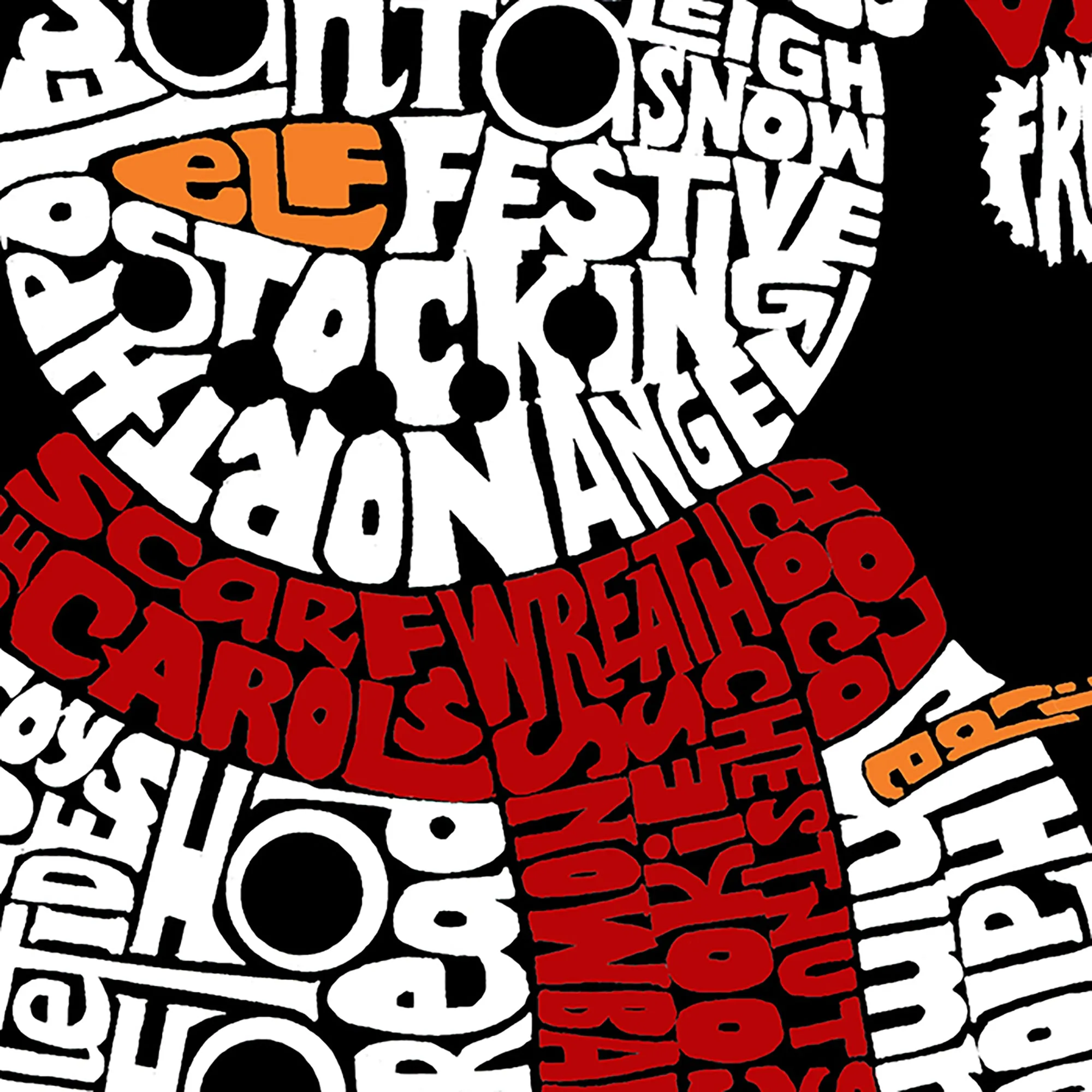 Christmas Snowman - Women's Plus Size Word Art Tank Top sold by LA Pop Art product image thumbnail 3