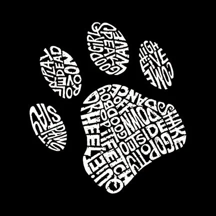 Women's Plus Size Word Art Tank Top - Dog Paw sold by LA Pop Art product image thumbnail 2