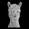 Women's Plus Size Word Art V-Neck - Alpaca sold by LA Pop Art