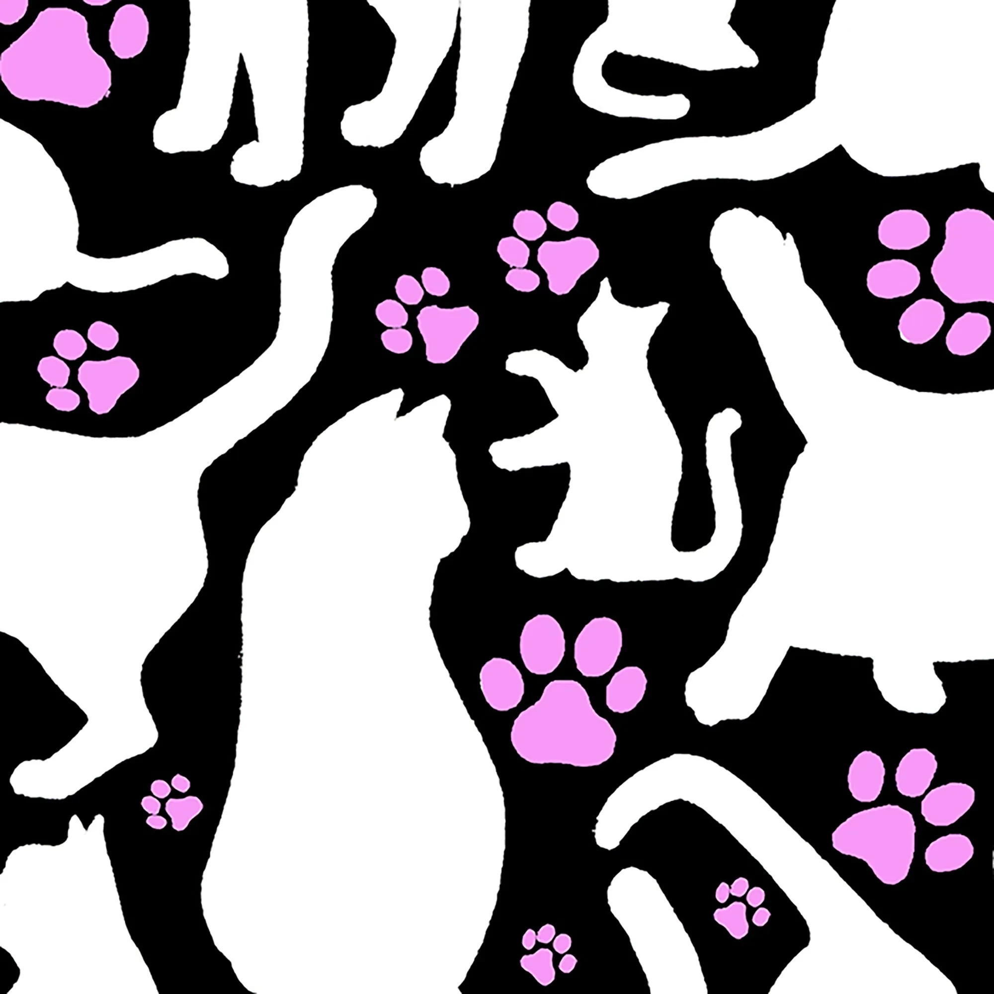 Cat Heart - Women's Plus Size Word Art V-Neck sold by LA Pop Art product image thumbnail 3