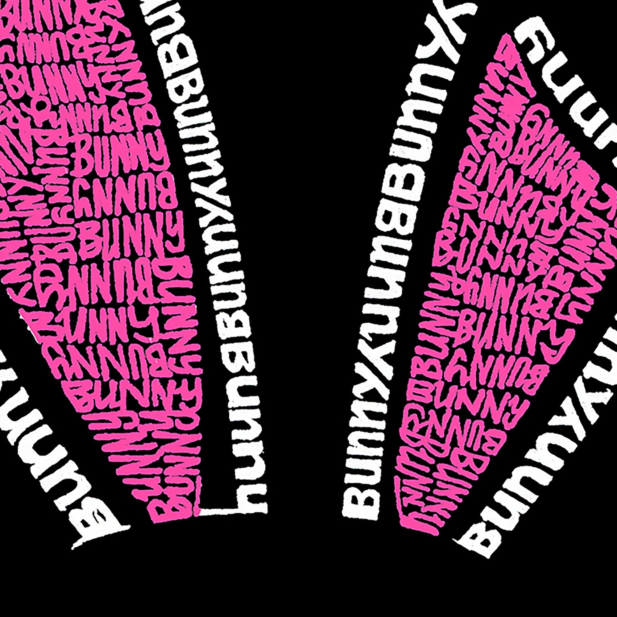 Women's Plus Size Word Art V-Neck - Bunny Ears sold by LA Pop Art product image thumbnail 3